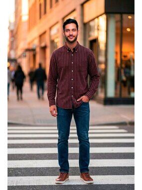 Alan Flusser Plaid Button-Down (SKU#1168)
